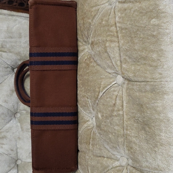 Authentic Hermes small canvas tote bag - Picture 7 of 11